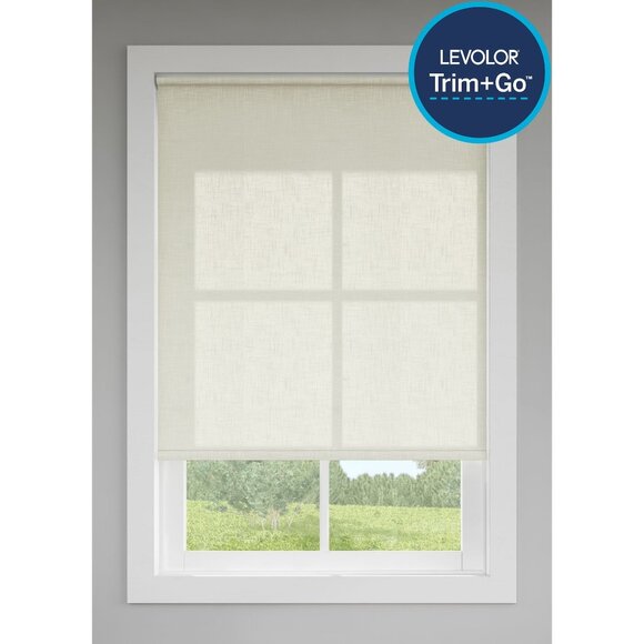 LEVOLOR 25 x 78 cream blackout Cordless Roller Shade cream - Picture 1 of 7